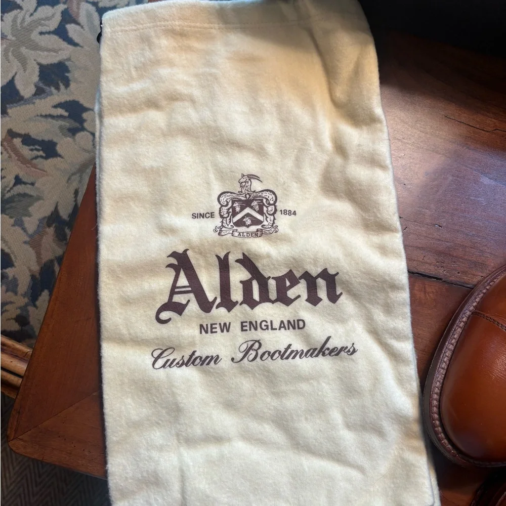 Alden Brown Leather Cap-Toe Derby Oxfords - Picture 12 of 13